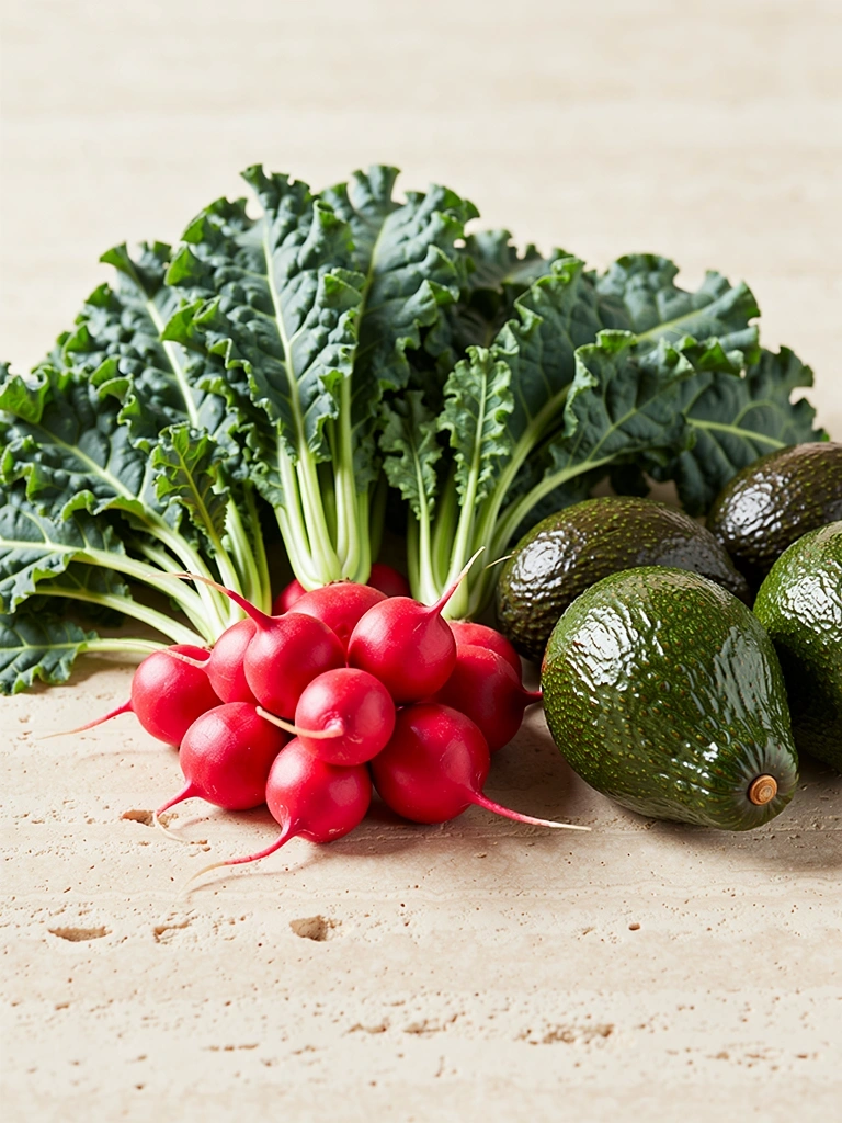 Frische gesunde Zutaten